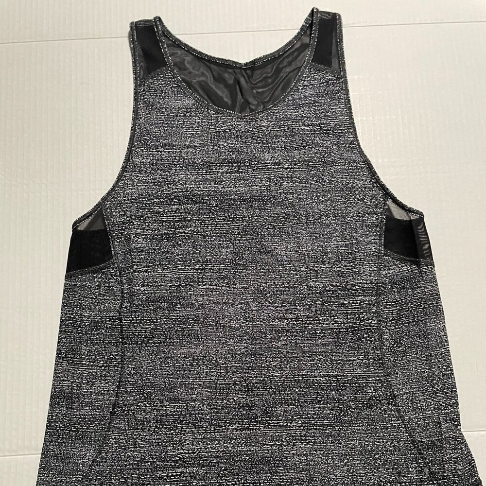 lululemon black mesh tank
